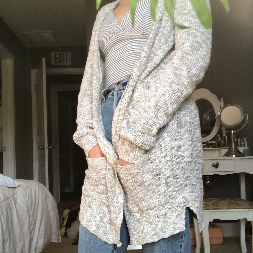 Knit cardigan